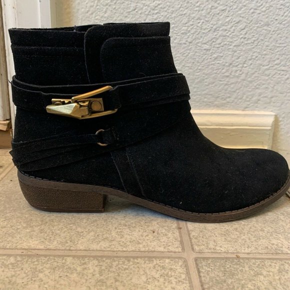 Fergalicious Ankle Booties Ankle Straps Sz 8 - Picture 1 of 8